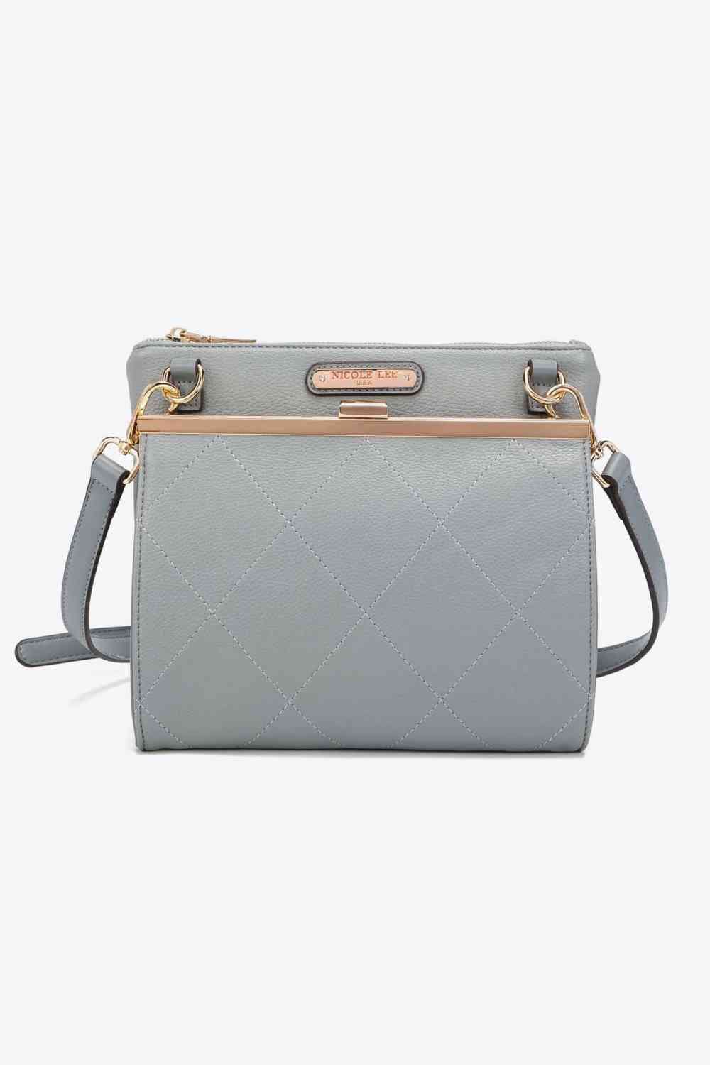 Nicole Lee USA All Day, Everyday Handbag Gray Dawn / One Size