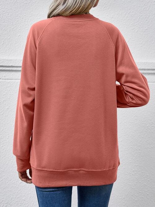 Classic Round Neck Long Sleeve Sweatshirt