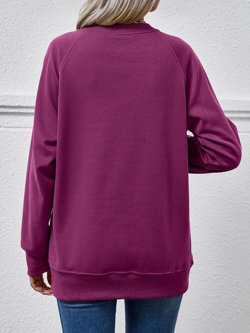 Classic Round Neck Long Sleeve Sweatshirt