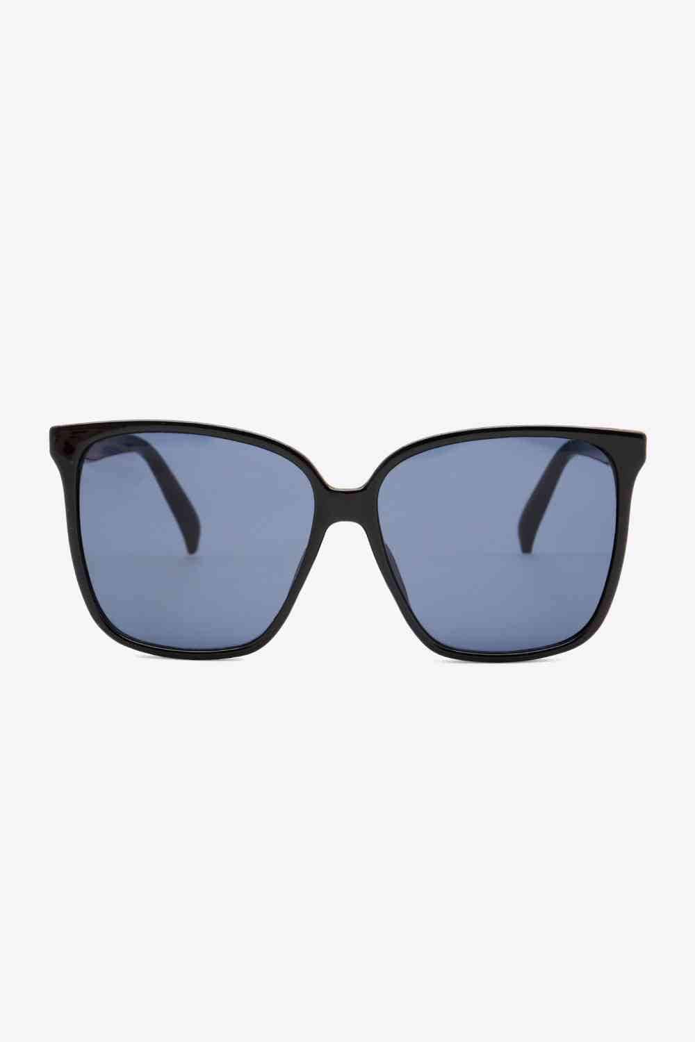 Polycarbonate Frame Wayfarer Sunglasses Dusty  Blue / One Size