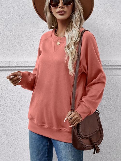 Classic Round Neck Long Sleeve Sweatshirt