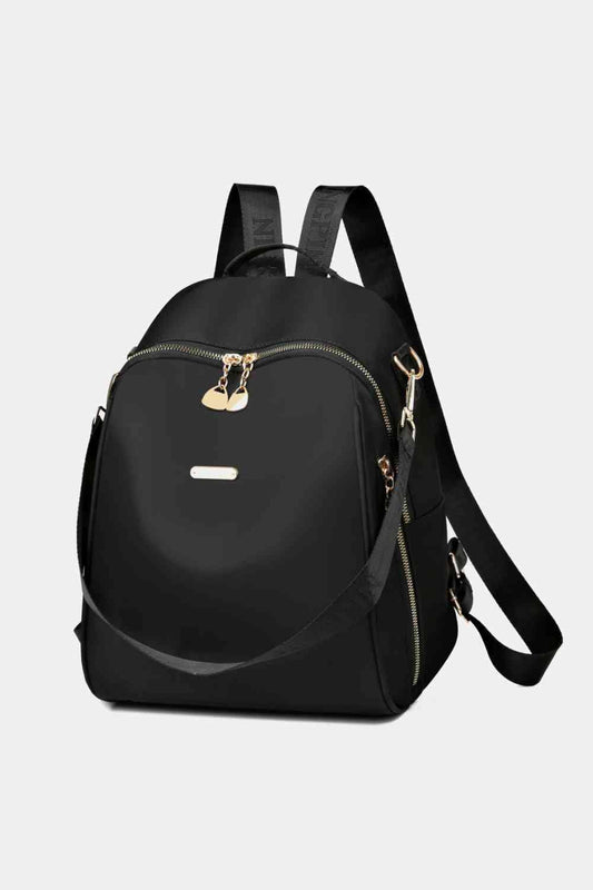 Smooth Medium Polyester Backpack Black / One Size