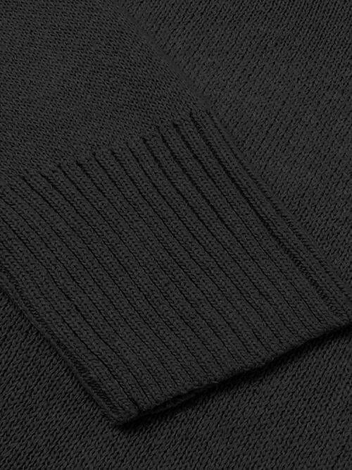 V-Neck Long Sleeve Knit Sweater