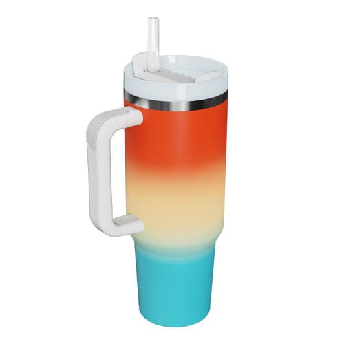 Gradient Multicolor Stainless Steel Tumbler Orange / One Size