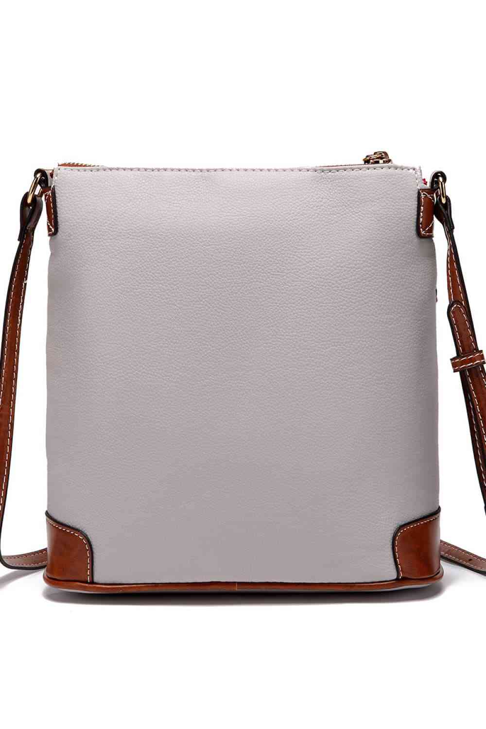 Square Vegan Leather Crossbody Bag