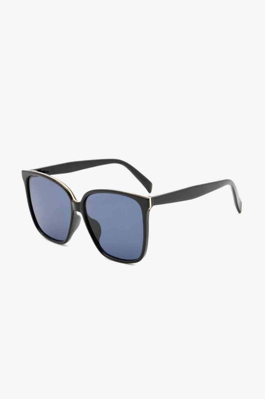 Polycarbonate Frame Wayfarer Sunglasses Dusty  Blue / One Size