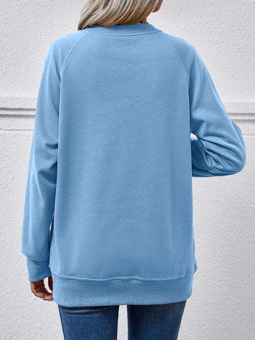 Classic Round Neck Long Sleeve Sweatshirt