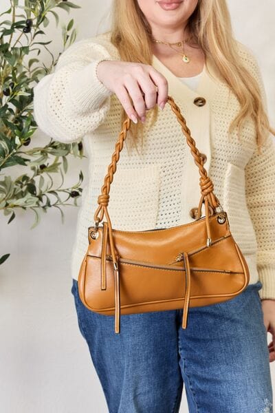 SHOMICO Braided Strap HandBag