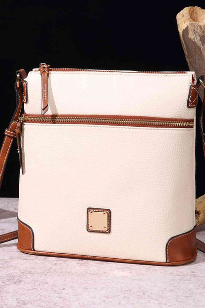 Square Vegan Leather Crossbody Bag