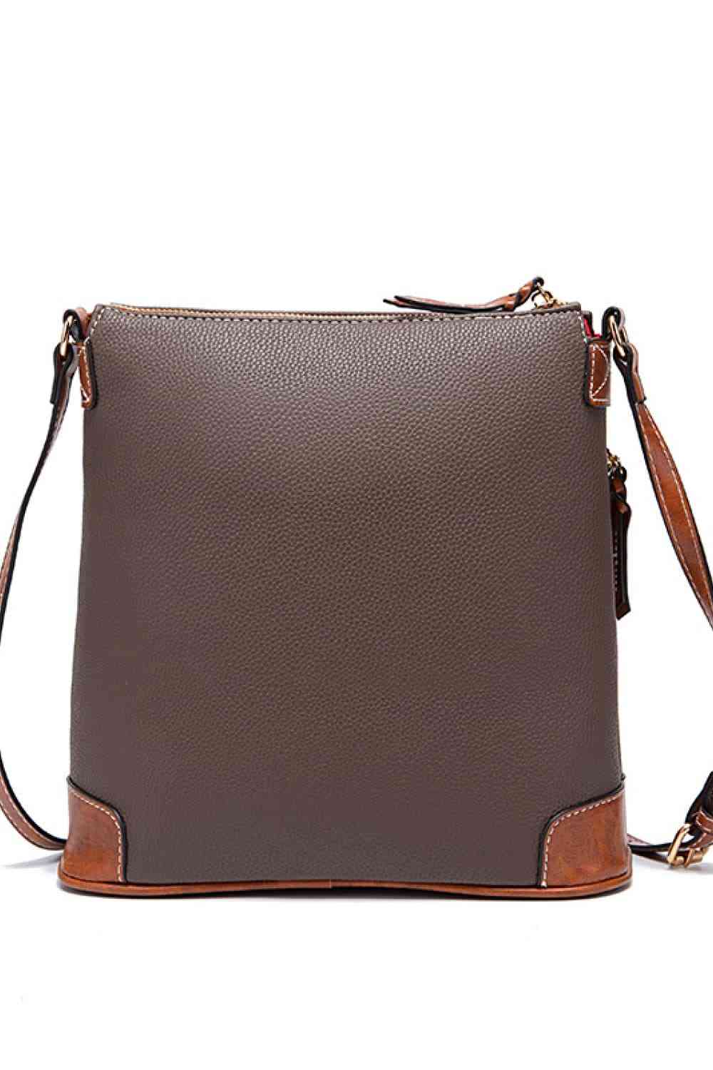 Square Vegan Leather Crossbody Bag