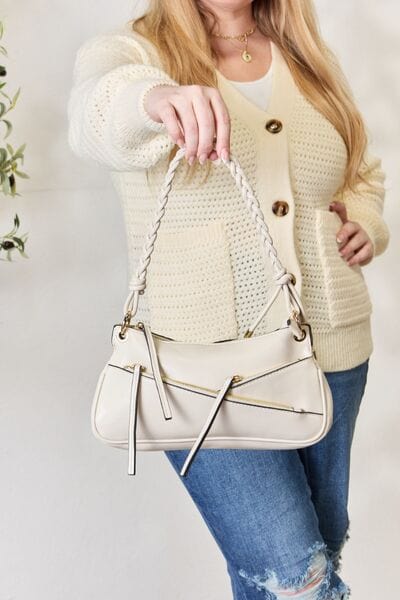 SHOMICO Braided Strap HandBag