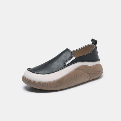 Chunky Slip On Shoes Black / 35