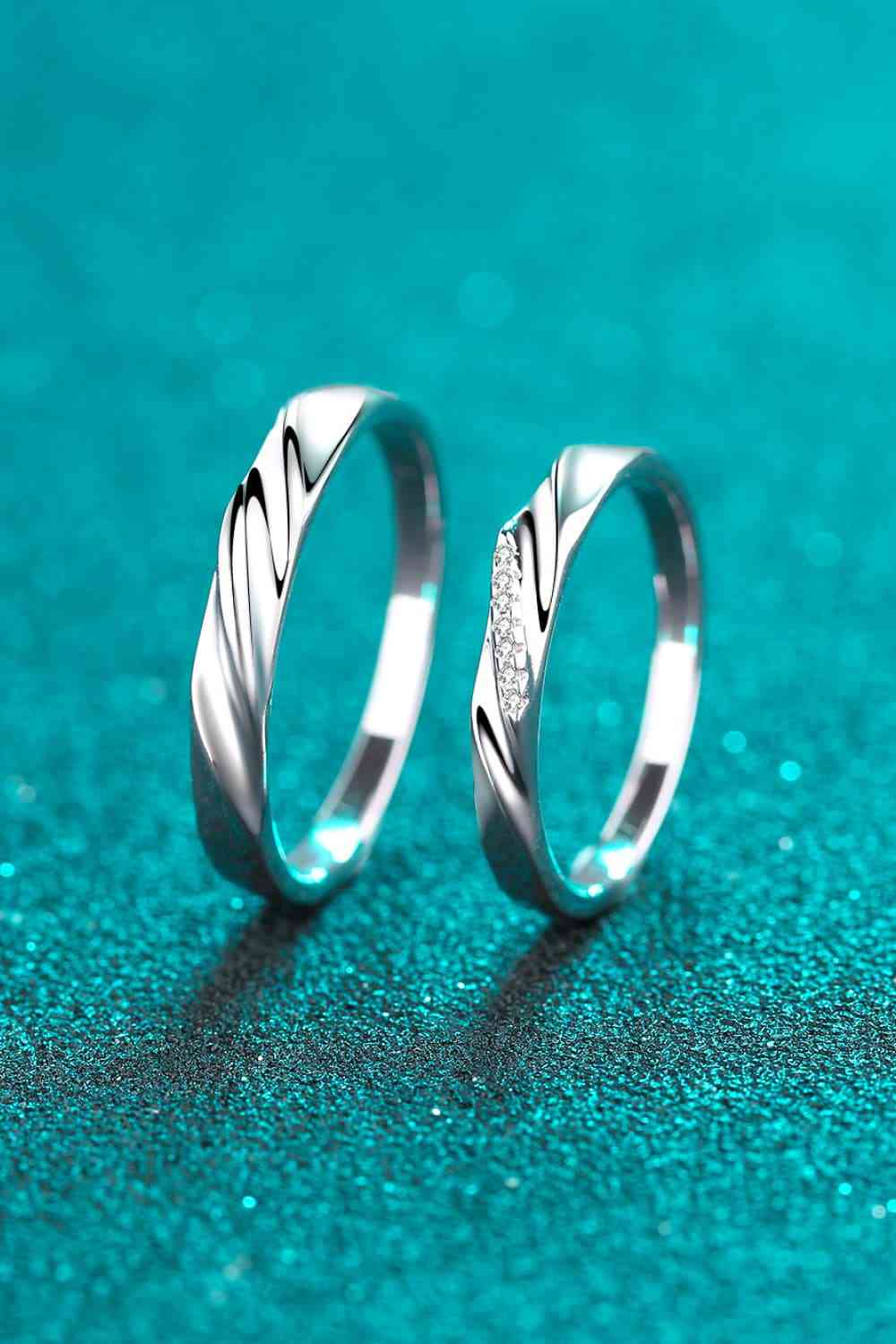 Minimalist 925 Sterling Silver Rhodium-Plated Ring - Men or Women