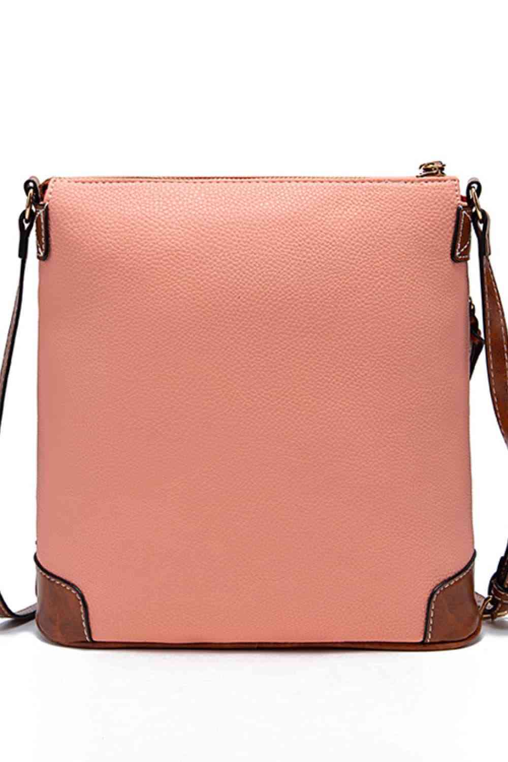 Square Vegan Leather Crossbody Bag