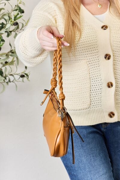 SHOMICO Braided Strap HandBag