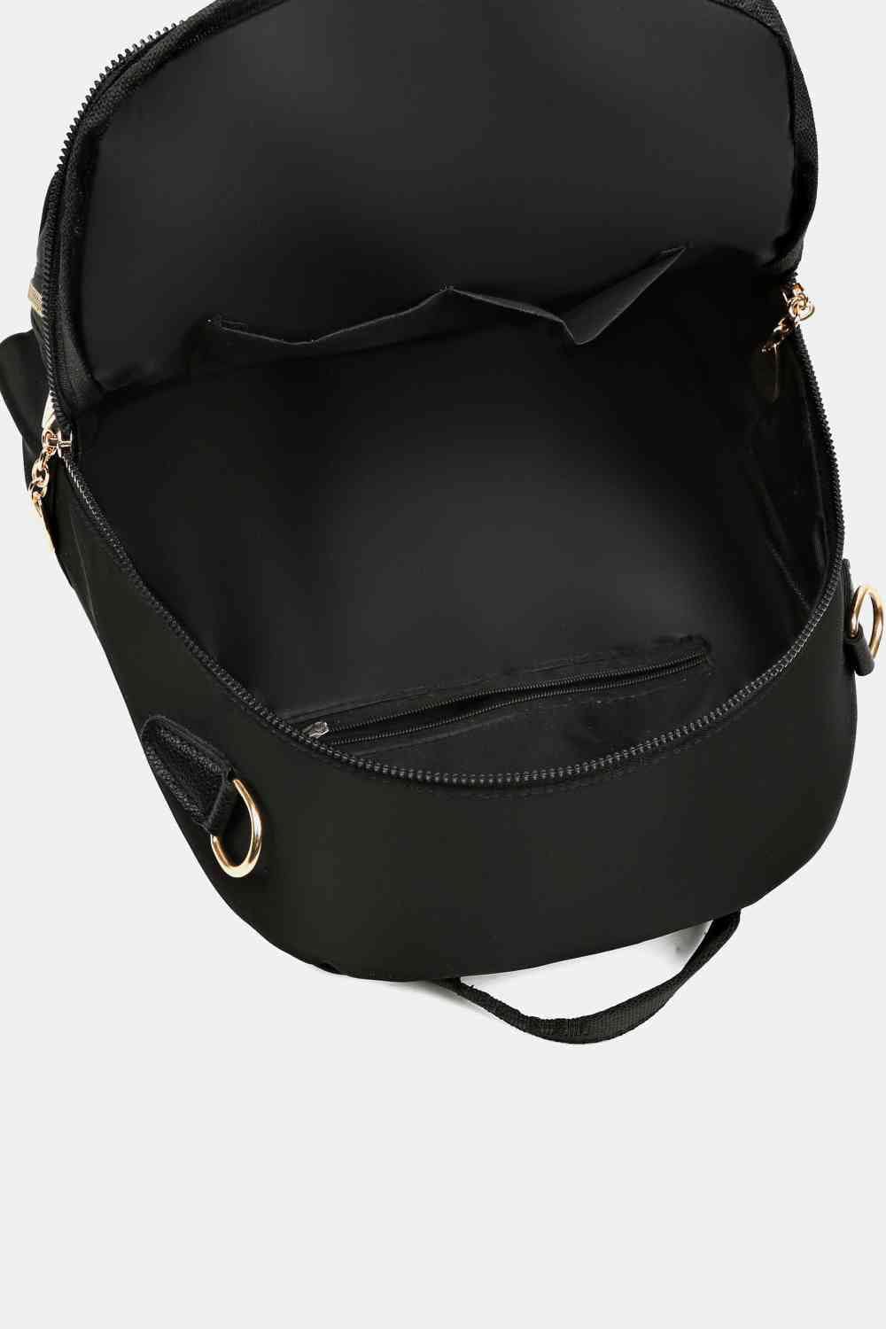 Smooth Medium Polyester Backpack Black / One Size