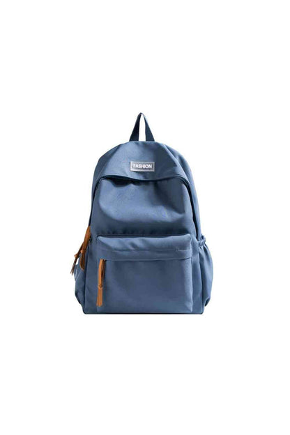 Adored Fashion Polyester Backpack Dusty  Blue / One Size